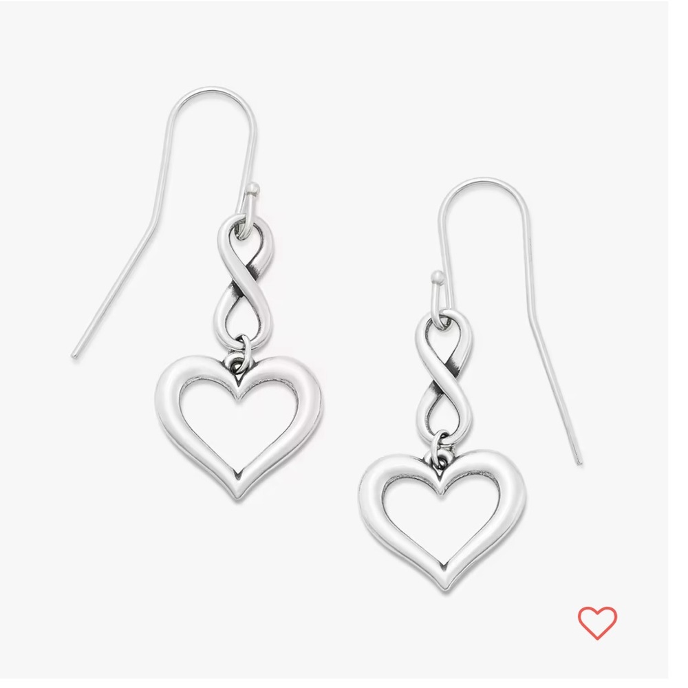 Infinite love dangle earrings